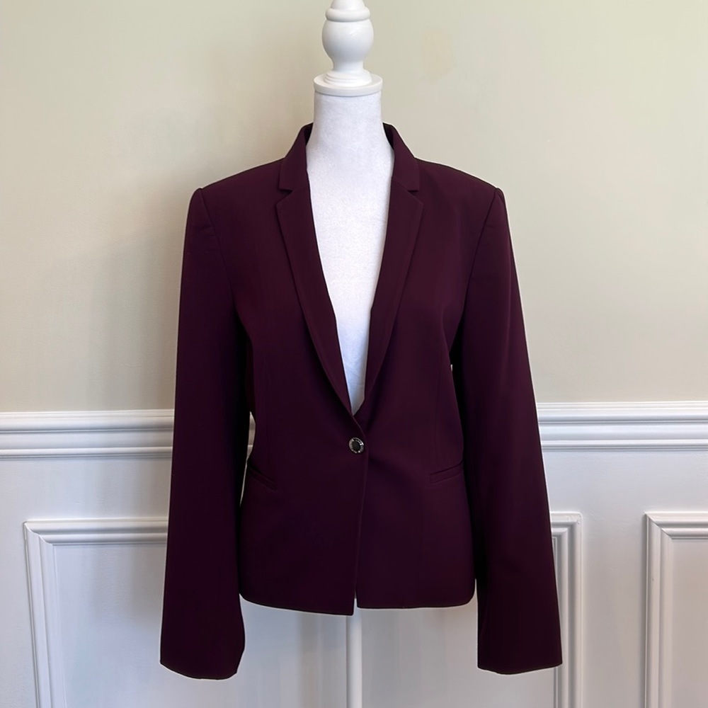 Like new Karl Lagerfeld purple blazer